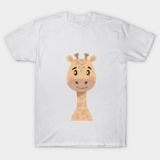 Baby Giraffe Illustration T-Shirt